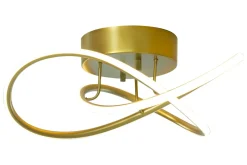 ROLLER Plafond LED 50cm Mässing