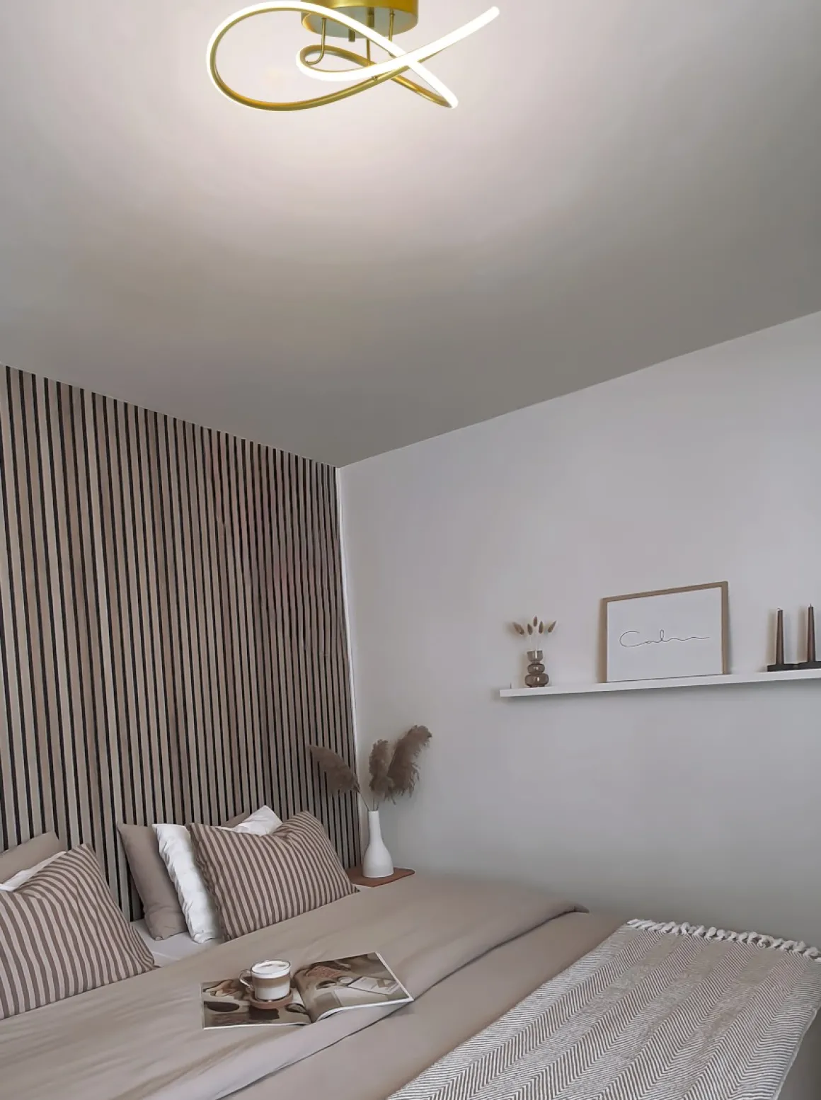 ROLLER Plafond LED 50cm Mässing