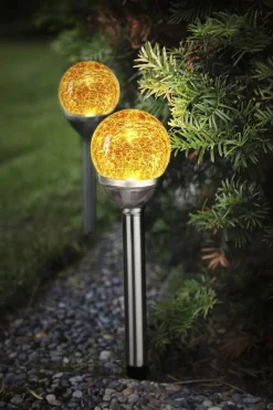 ROMA Solcells-pollare 2-Pack 26,5cm LED IP44