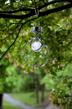 ROMA Solcells-Vindspel 35cm Rostfritt Stål