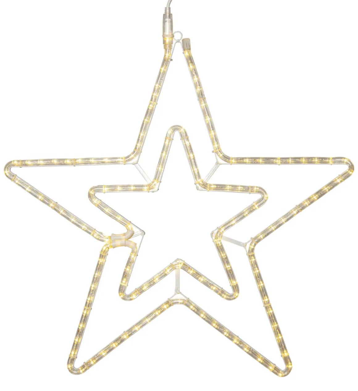 ROPEART Stjärna Siluett 71cm Vit