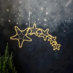 ROPEART Stjärnfall Siluett 90cm Vit