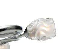 ROSE Plafond 51cm Krom/Frostat glas