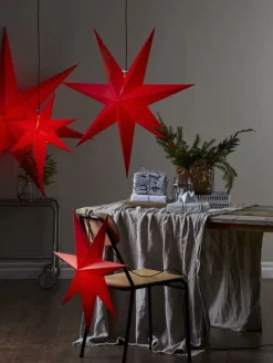 ROZEN Pappersstjärna 100cm Röd