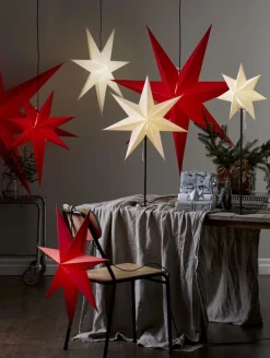 ROZEN Pappersstjärna 100cm Röd