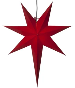 ROZEN Stjärna 65cm Röd
