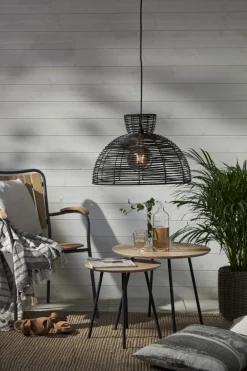 RUNDE Lampskärm 47cm Svart