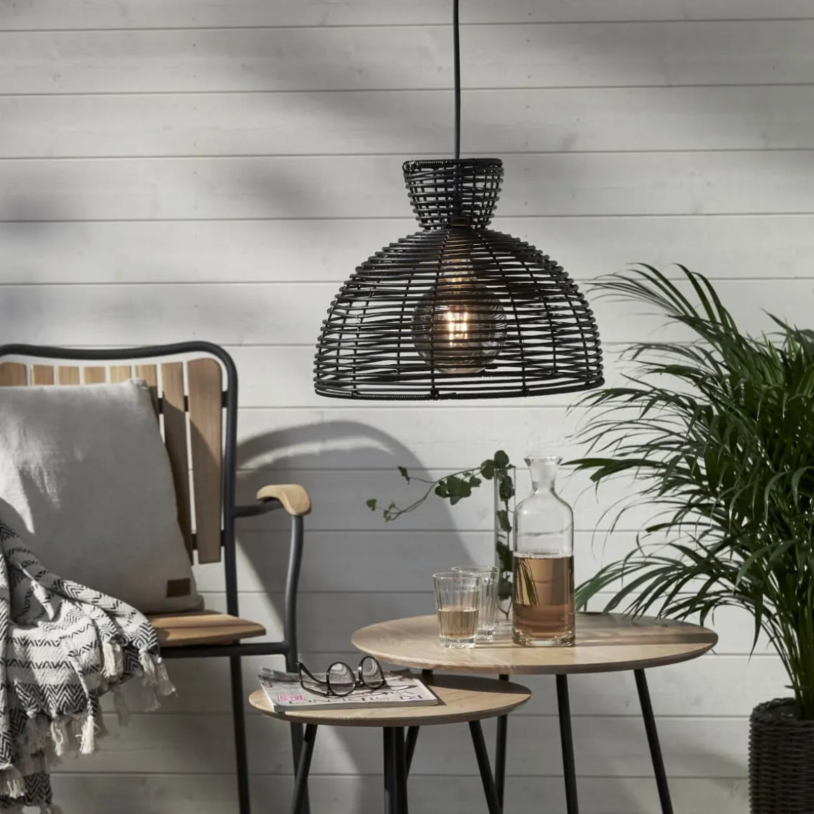 RUNDE Lampskärm 37,5cm Svart