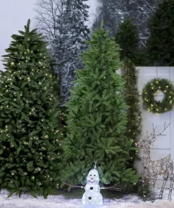 RUSSIAN PINE Krans 50cm 30LED IP44 Grön