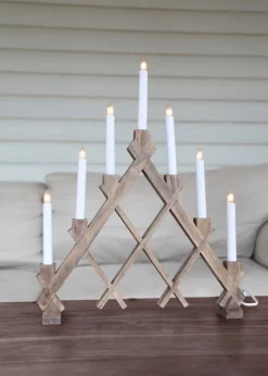 Rut Ljusstake 53cm Brun