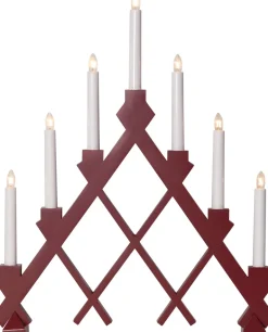 Rut Ljusstake 53cm Röd