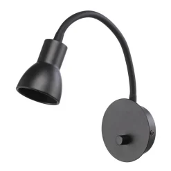 SAGA Vägglampa 35cm Svart