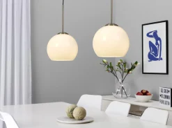 SALLE Takpendel 2a 820mm Antikmässing/vit