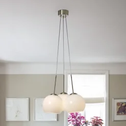 SALLE Takpendel 3a 450mm Antikmässing/Vit