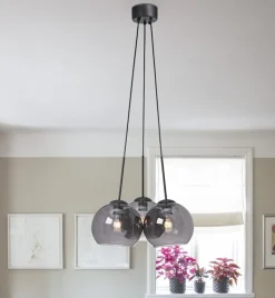 SALLE Takpendel 3a 450mm Svart/Rökfärgad