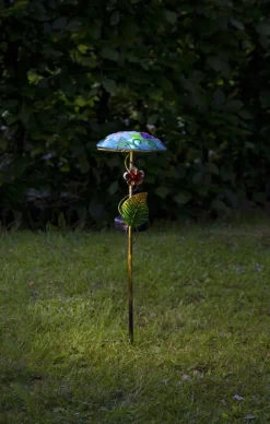 SALONA Solcellsdekoration 44cm Blå/Flerfärgad IP44