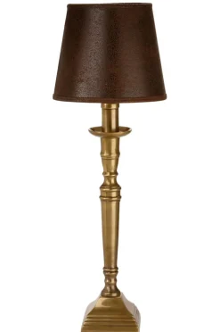 SALONG Lampfot 42cm Antikmässing