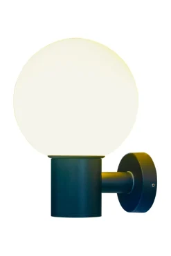 SALTVIK Vägglampa Ute 28cm Svart IP44