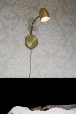 SANDNES Vägglampa 24cm Antik