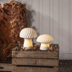 SANDY Solcellsdekoration 24cm Vit