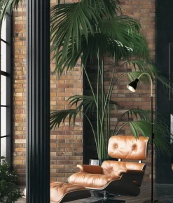 SAREK Golvlampa E27 136cm Svart