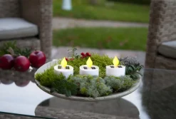 SAUL 3-PACK Solcells-Ljus 5,5cm Vit