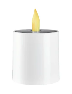 SAUL Solcells-Ljus 11cm Vit