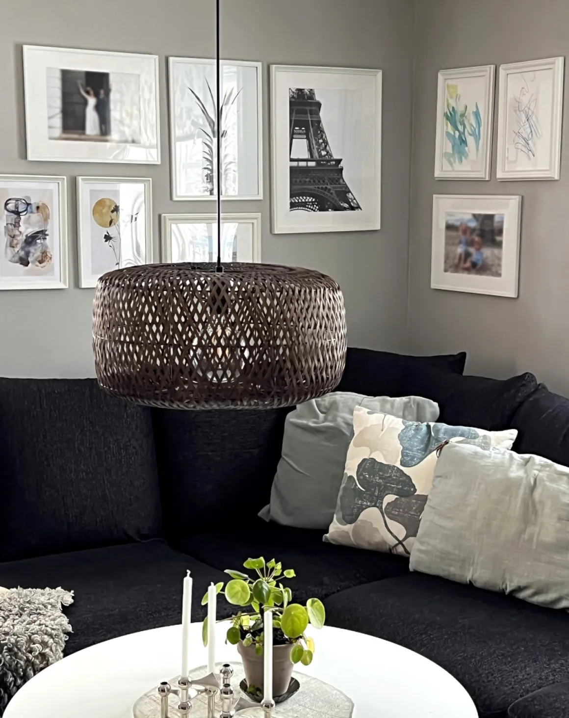 SAVANNA Taklampa 40cm Brun