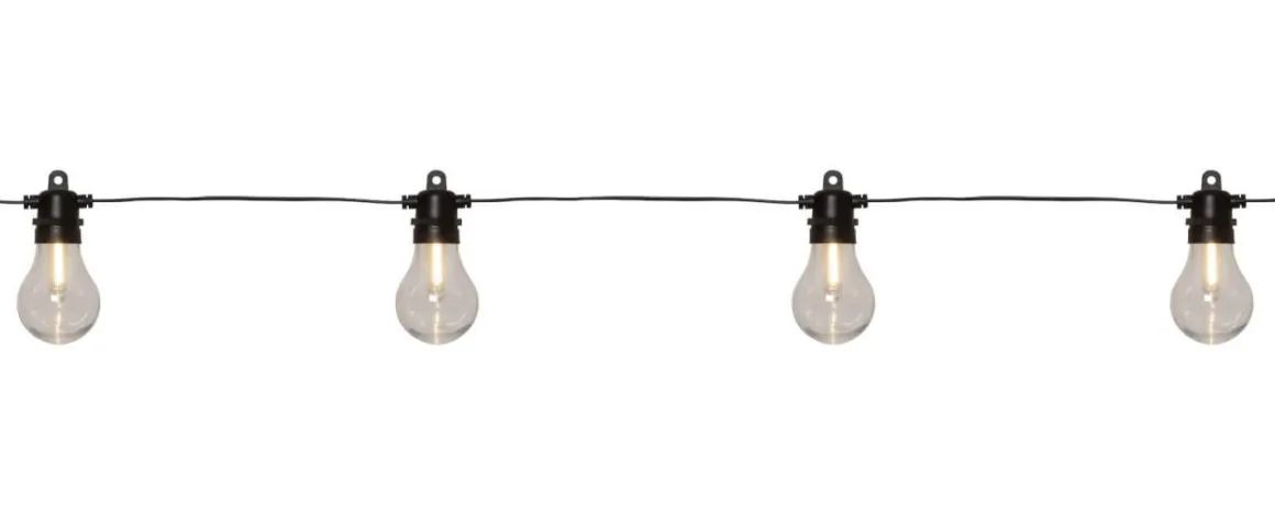 SELECTA Ljusslinga 7,2m 10LED Varmvit/Svart