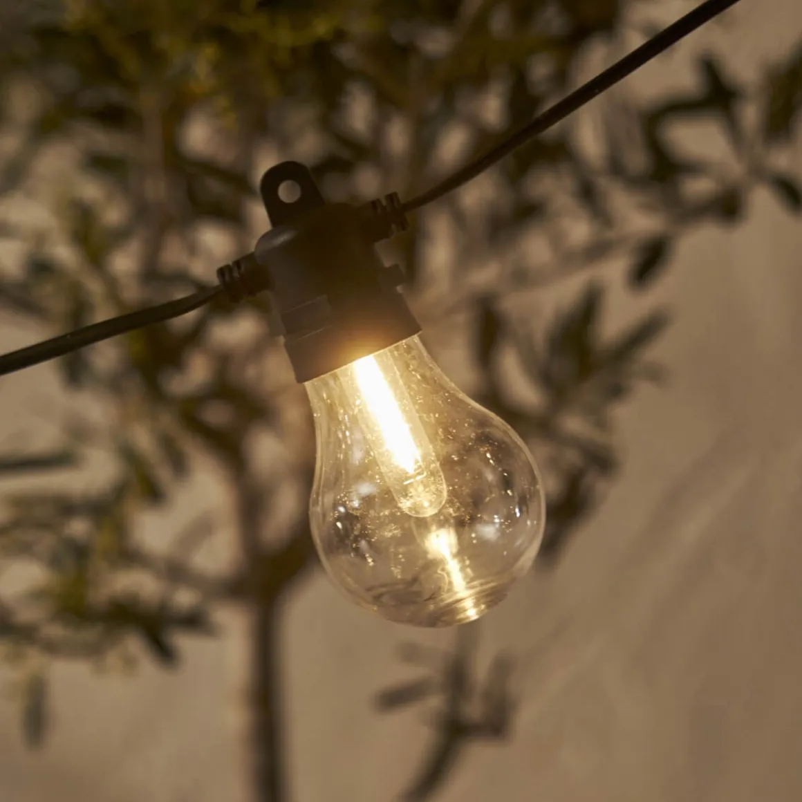 SELECTA Ljusslinga 7,2m 10LED Varmvit/Svart