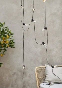 SELECTA Ljusslinga 13,6m 18LED Varmvit/Svart