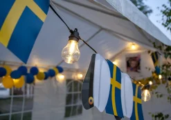 SELECTA Ljusslinga 13,6m 18LED Varmvit/Svart