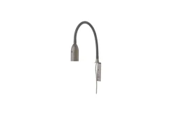 SENSILO Sänglampa Dimbar 37cm Tenn