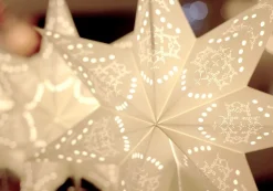 Sensy Stjärna på fot 83cm Vit