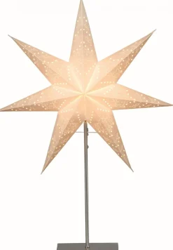 Sensy Stjärna på fot 78cm Vit