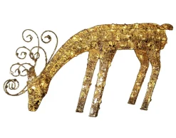 SEQUINI REN Utedekoration 55cm 96LED IP44 Guld