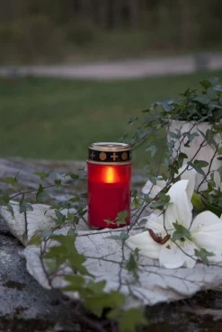 SERENE LED-Gravljus 12cm LED Röd