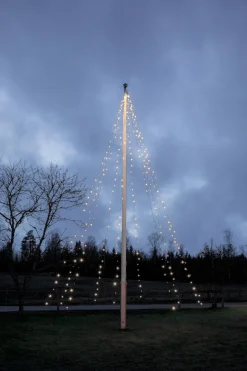 SERIE LED Flaggstångsbelysning Crispy Ice White 360L 700cm