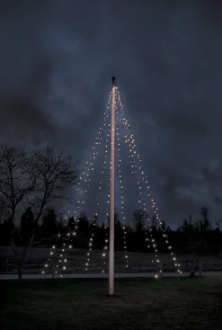 SERIE LED Flaggstångsbelysning Crispy Ice White 360L 700cm