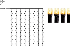 SERIE LED Ljusgardin 80LED 130cm Extra varmvit IP44