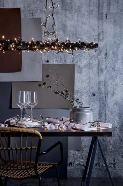 SERIE LED Ljusslinga Crispy Ice White 540L 10,8m Svart