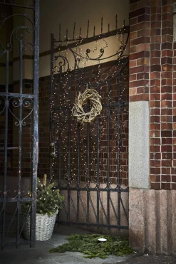 SERIE LED Ljusslinga Crispy Ice White 800L 16m Svart