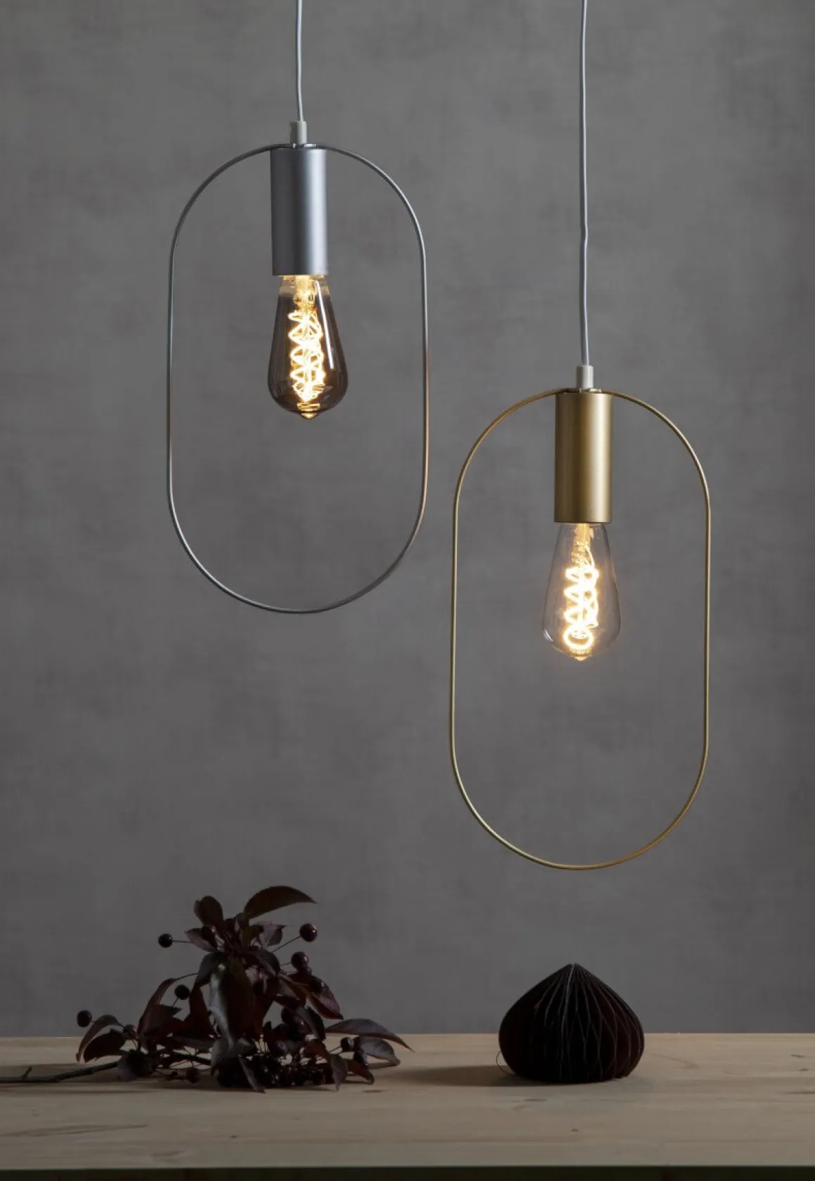 SHAPE Pendel E27 20cm Silver