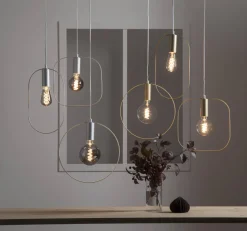 SHAPE Pendel E27 20cm Silver