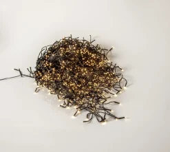 SHINY Ljusnät WARMWHITE 200L 3*3m Svart/Varmvit