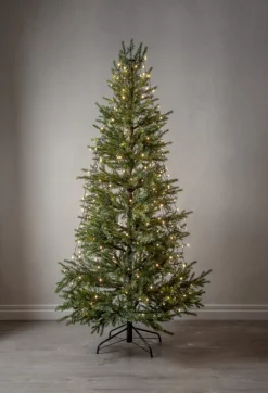 SHINY WARMWHITE Julgransbelysning 200cm 360LED Varmvit/Grön IP44