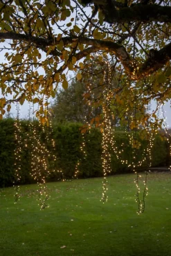 SHINY WARMWHITE Ljusslinga 16m 800LED Varmvit/Svart IP44