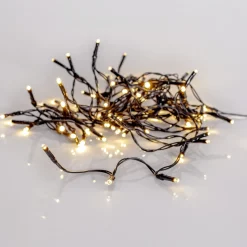 SHINY WARMWHITE Ljusslinga 5,5m 80LED Varmvit/Svart IP44