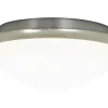 SIRACUSA LED-Plafond Bad 24,8cm Krom/Vit IP44