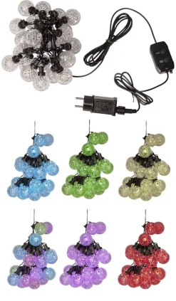 SMART PARTY LIGHT Ljusslinga 25L Batteri 5m 25LED Multi/Svart